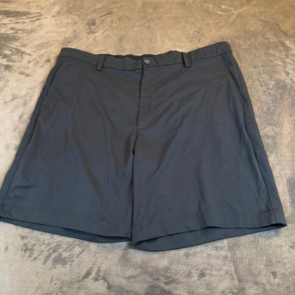 Amazon‎ Essentials Classic Fit Flat Front Shorts Charcoal Gray Mens Size 40